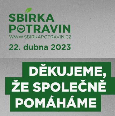 Sbírka potravin 22.4.2023