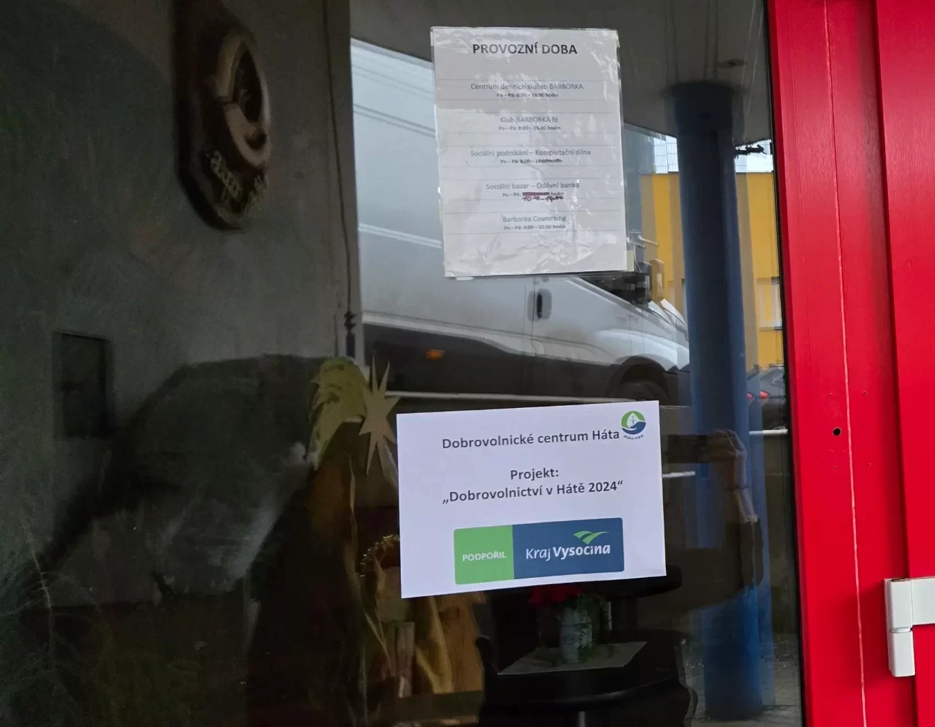 Příspěvek Kraje Vysočina na provoz Dobrovolnického centra 2024